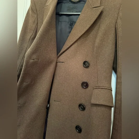 Burberry Brown Double-Breasted Trench Coat size 42 US 8 - Picture 6 of 11